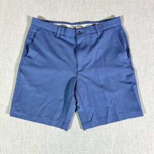 Callaway Golf Shorts Men's Size 36 Blue Heather Stretch Performance Preppy
